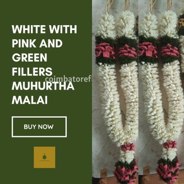 White_With_Pink_and_Green_Fillers_Muhurtha_Malai.jpg